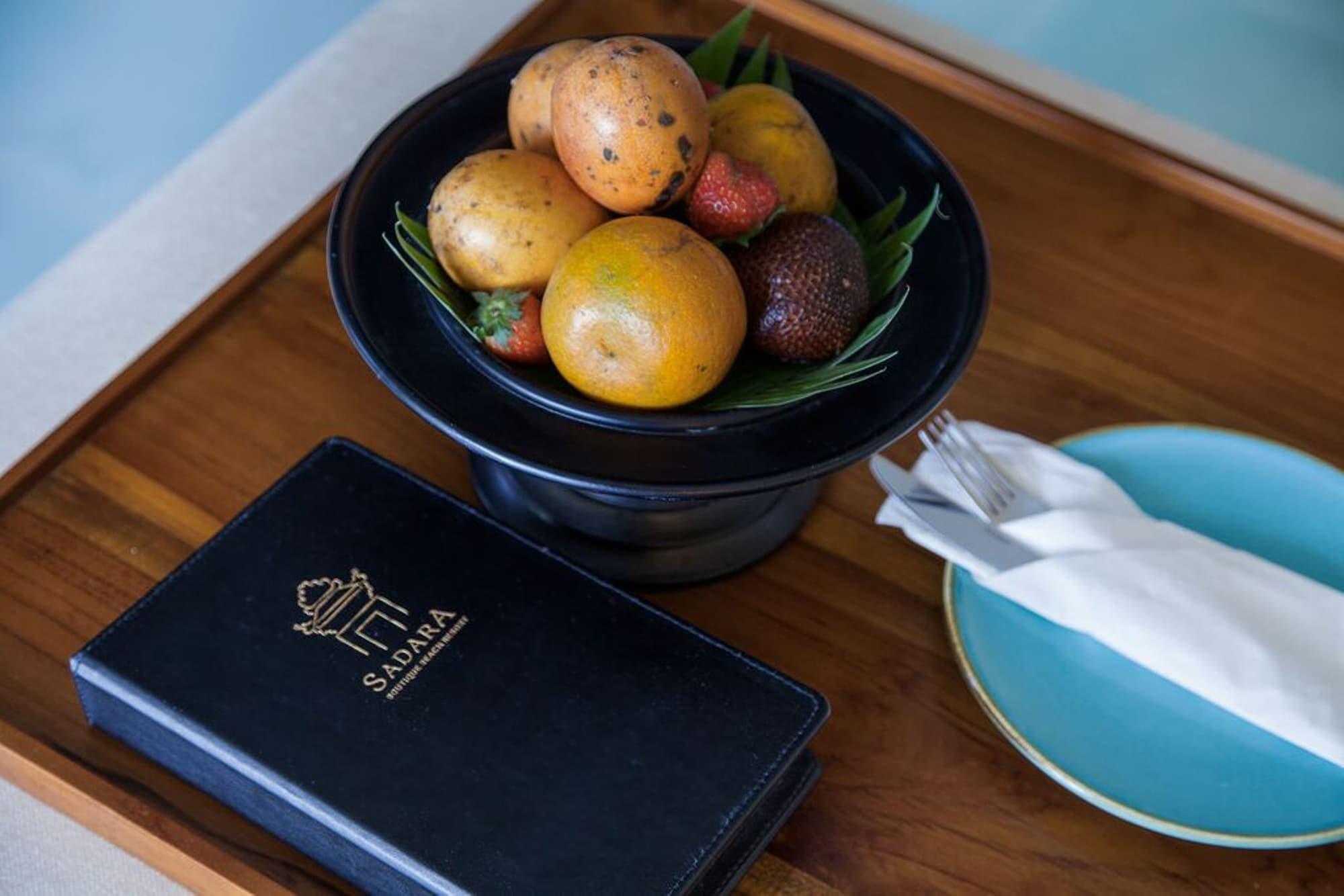 Sadara Resort Nusa Dua (Bali) Exterior foto A fruit bowl at a hotel